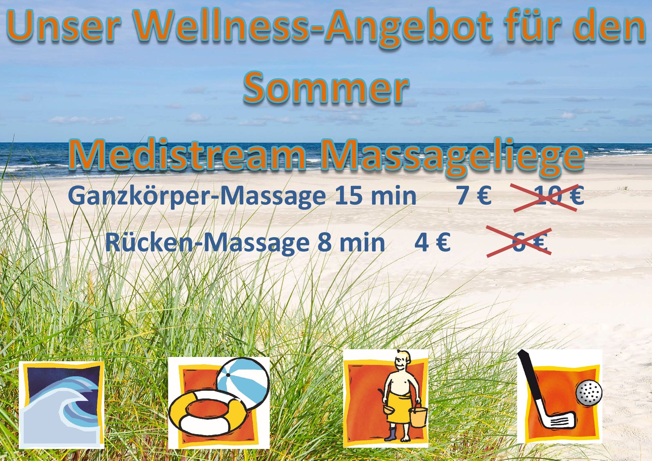 Massageliege Frühlingsangebot
