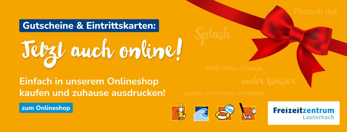 Onlineshop für Gutscheine und Eintrittskarten